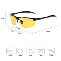 RCAMIAL okulary noktowizyjne fotochromowe okulary żółte soczewki polaryzacyjne UV400 okulary jazdy dla kierowców samochodów Sport mężczyźni kobiety 5